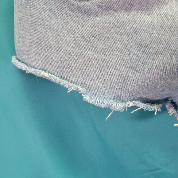 Universal Thread Vintage Midi High-Waist Button Fly Denim Shorts - Picture 8 of 8